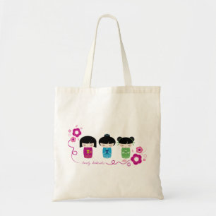 Bolsa Tote Saco de Kokeshi