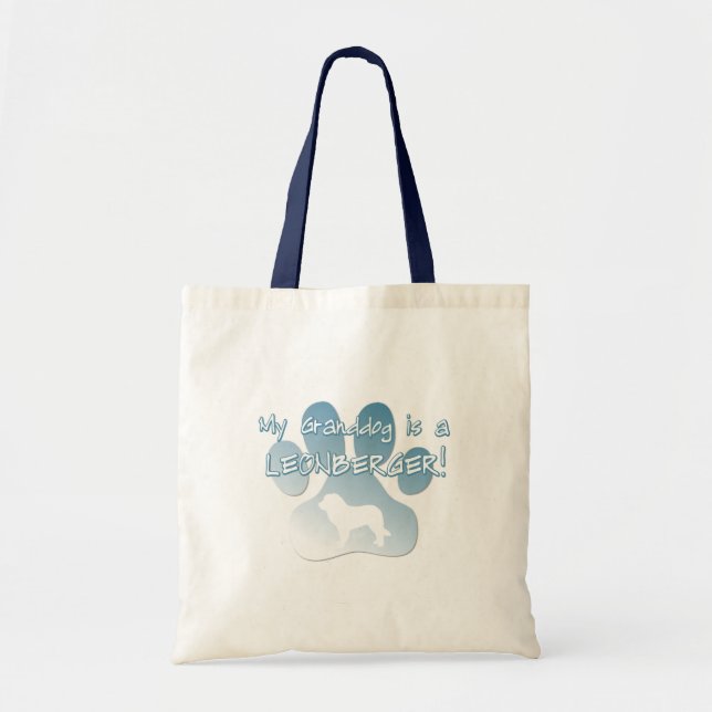 Bolsa Tote Saco de Leonberger Granddog (Frente)