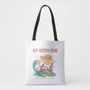 Bolsa Tote Saco de Lições de Fluxo de Energia Feminina