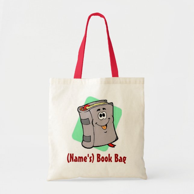Bolsa Tote (Saco de livro da sua criança) (Frente)