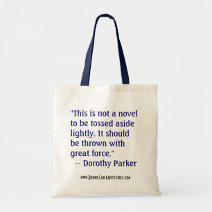 Bolsa Tote Saco de livro de Dorothy Parker