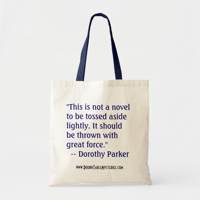 Bolsa Tote Saco de livro de Dorothy Parker (Frente)