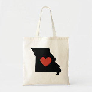 Bolsa Tote Saco de livro do amor do estado de Missouri ou