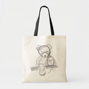 Bolsa Tote saco de livro do urso de ursinho