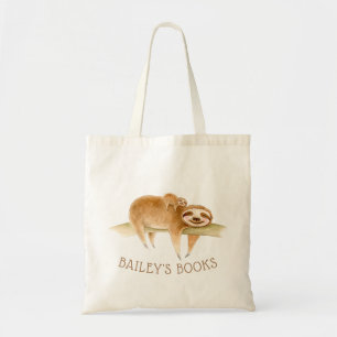 Bolsa Tote Saco de livro irrisório do nome da arte da