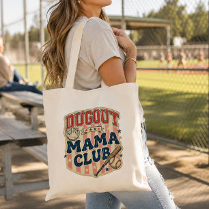 Bolsa Tote Saco de Lona de Mãe de Clube de Escavação Vintage