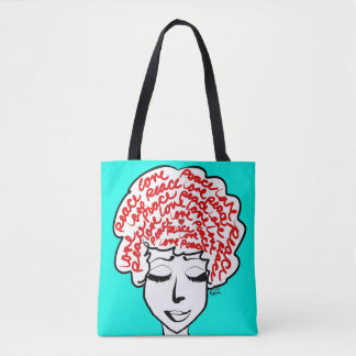 Bolsa Tote Saco de Lona Paz e Amor