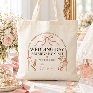 Bolsa Tote Saco de mala de emergência para o dia do casamento