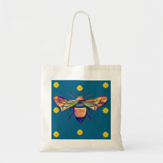 Bolsa Tote Saco de mão Abelha e Flor