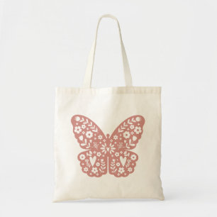 Bolsa Tote Saco de mão Borboleta da Primavera, Arte Popular
