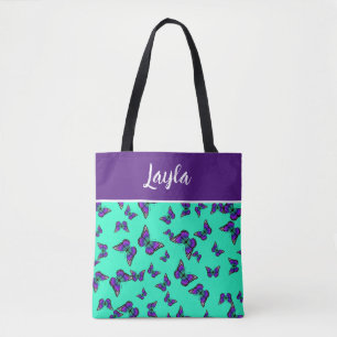 Bolsa Tote Saco de mão Borboleta Personalizado