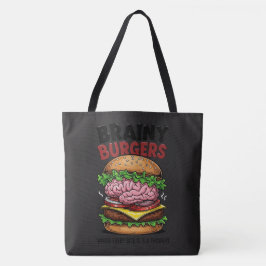 Bolsa Tote Saco de mão Brainy Burgers