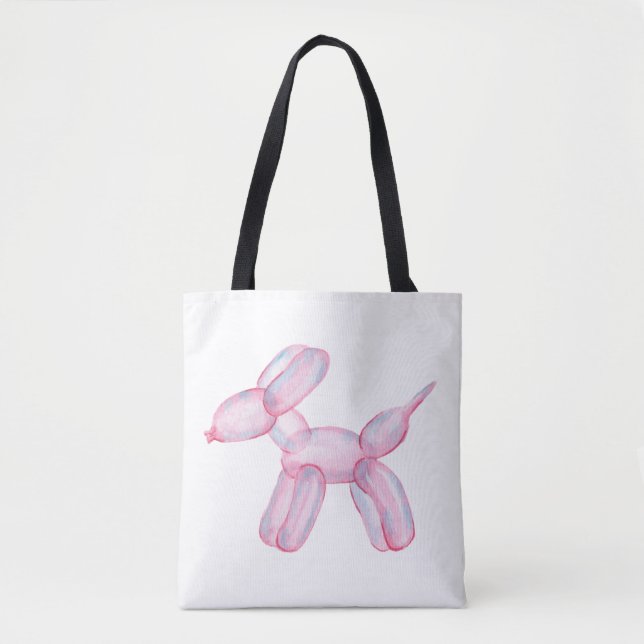 Bolsa Tote Saco de Mão Cachorro Balão (Frente)