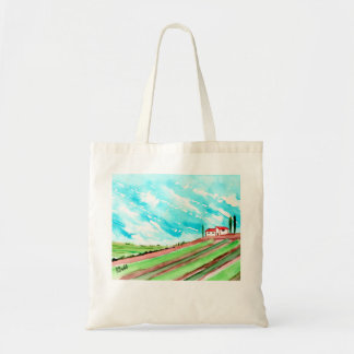 Bolsa Tote Saco de mão Cena de Fazenda Europeia