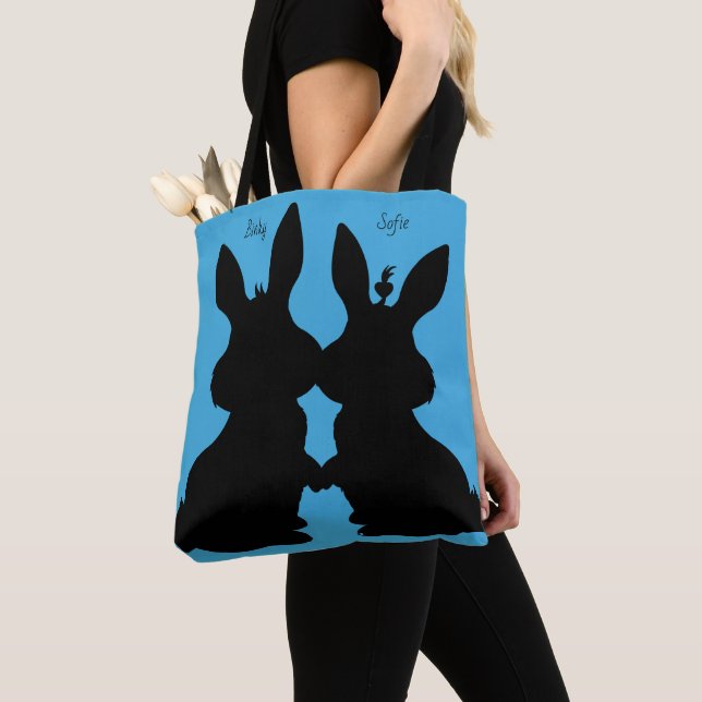 Bolsa Tote Saco de mão coelho Bunny (Close Up)