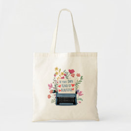 Bolsa Tote Saco de mão com citação de amor próprio