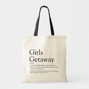 Bolsa Tote Saco de mão com definição de escapada personalizad