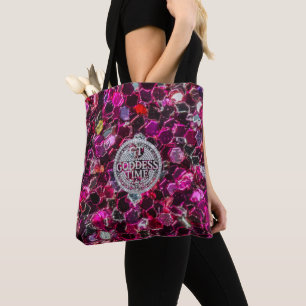 Bolsa Tote Saco de mão com estampa total Goddess Time GT