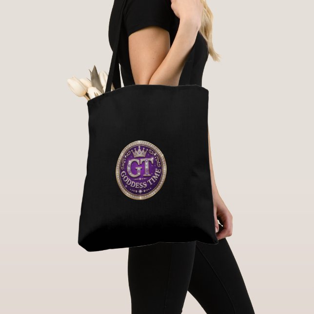 Bolsa Tote Saco de mão com estampa total Goddess Time GT (Close Up)