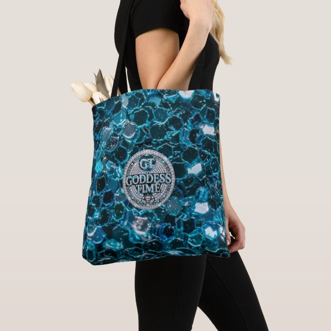 Bolsa Tote Saco de mão com estampa total Goddess Time GT (Close Up)