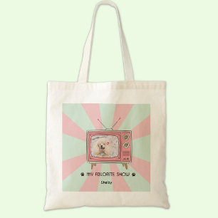 Bolsa Tote Saco de mão com foto e nome personalizado da Poodl