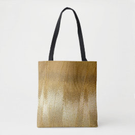 Bolsa Tote Saco de mão com impressão dourada