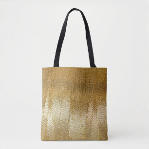 Bolsa Tote Saco de mão com impressão dourada
