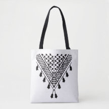 Saco de mão com Keffiyeh Palestino