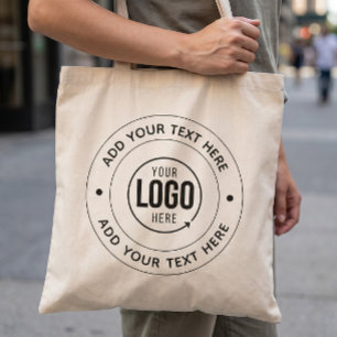 Bolsa Tote Saco de mão com logotipo personalizado e texto per