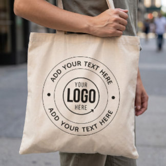 Bolsa Tote Saco de mão com logotipo personalizado e texto per