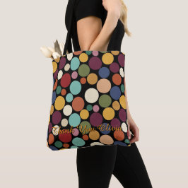 Bolsa Tote Saco de mão com mensagem personalizada e círculo a