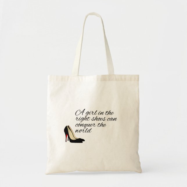 Bolsa Tote Saco de mão Conquistar o Mundo (Frente)