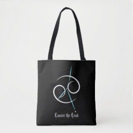 Bolsa Tote Saco de mão da constelação do zodíaco Câncer