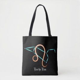 Bolsa Tote Saco de mão da constelação do zodíaco Leão