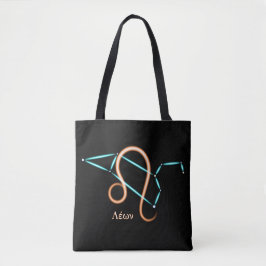 Bolsa Tote Saco de mão da constelação do zodíaco Leão