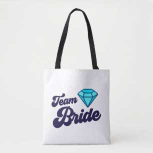 Bolsa Tote Saco de Mão da Equipe da Noiva
