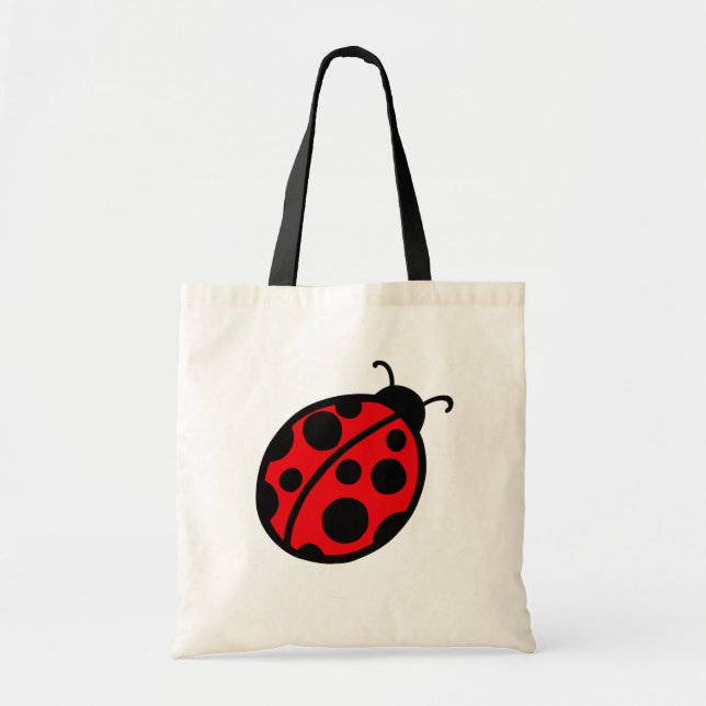 Bolsa Tote Saco de mão da joaninha (Frente)