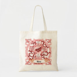 Bolsa Tote Saco de mão da oração Serenidade Cruz