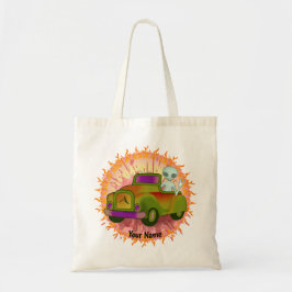 Bolsa Tote Saco de mão de Alien Dirigindo Carro