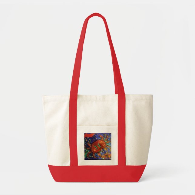 Bolsa Tote Saco de Mão de Caranguejo (Frente)