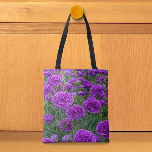 Bolsa Tote Saco de mão de Cravo Roxo