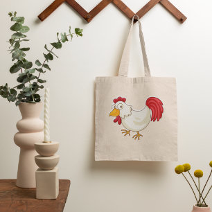 Bolsa Tote Saco de mão de frango de desenho animado
