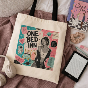 Bolsa Tote Saco de mão de leitora de romance One Bed Inn