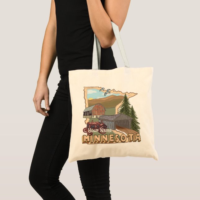 Bolsa Tote Saco de mão de Minnesota (Frente (produto))