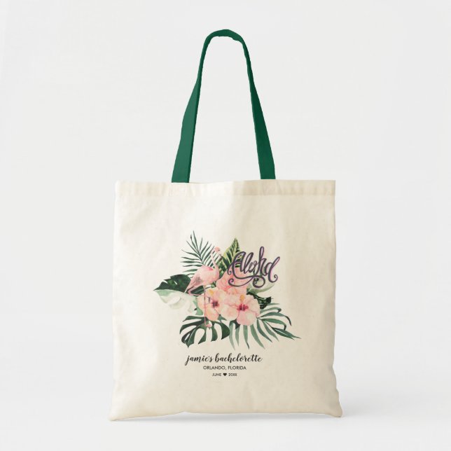 Bolsa Tote Saco de mão de presente para damas de honra com es (Frente)