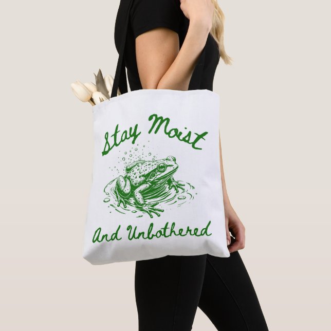 Bolsa Tote Saco de mão de rã engraçada presente (Close Up)