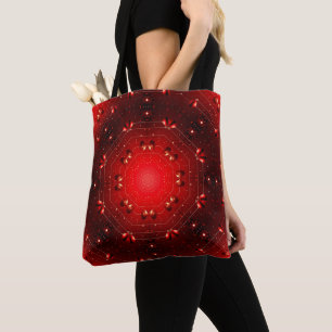 Bolsa Tote Saco de mão decorativo vermelho