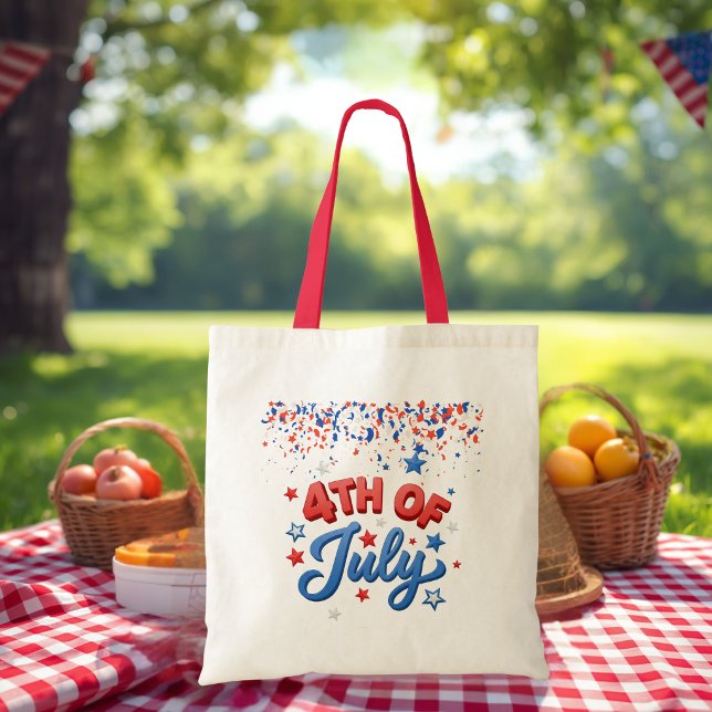 Bolsa Tote Saco de mão do dia 4 de Julho (Criador carregado)