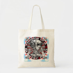 Bolsa Tote Saco de mão do Plano Mestre Alien