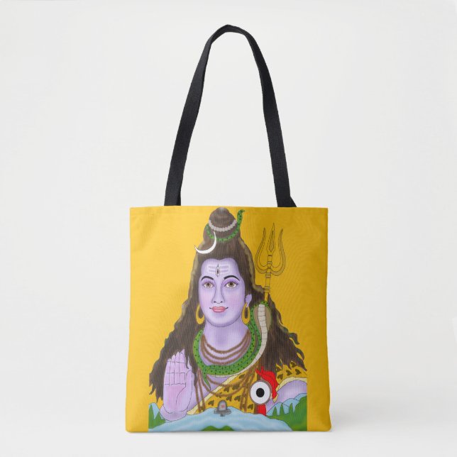 Bolsa Tote Saco de mão do Senhor Shiva (Frente)